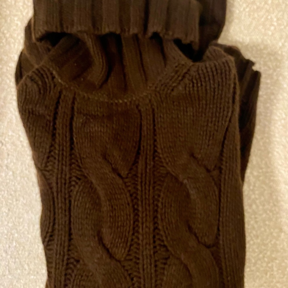 Burberry Brown Cable Knit Sweater size 4-6